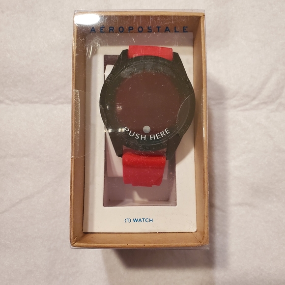 aeropostale rubber strap digital watch